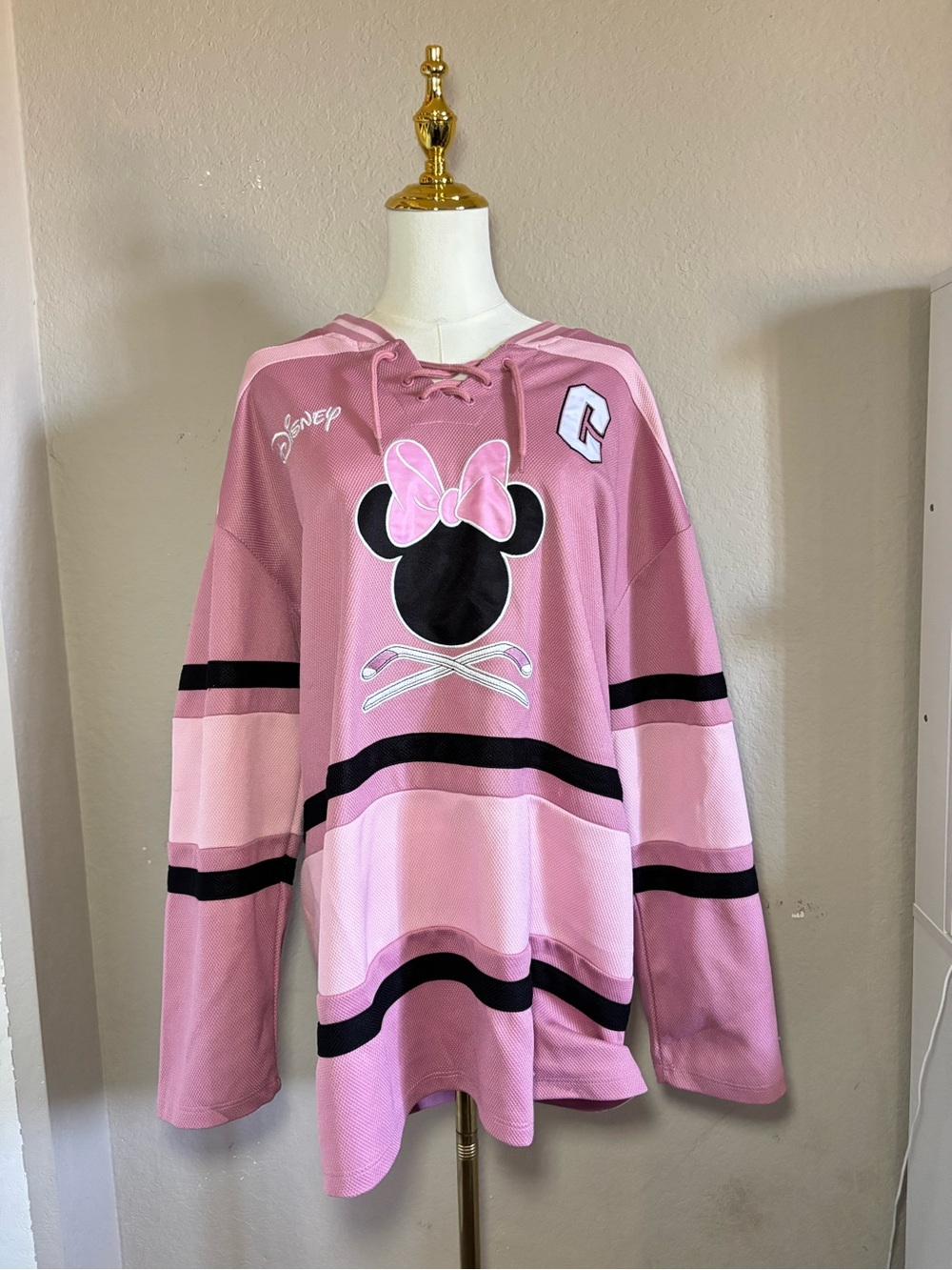 Disney Pink Activewear Top with Branded Neck Tag